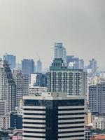 bangkok stad panorama wolkenkrabber stadsgezicht van de hoofdstad van thailand. foto