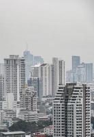 bangkok stad panorama wolkenkrabber stadsgezicht van de hoofdstad van thailand. foto