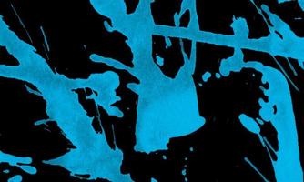 blauwe inktspatten verwerken. grunge-spetters. abstracte achtergrond. foto