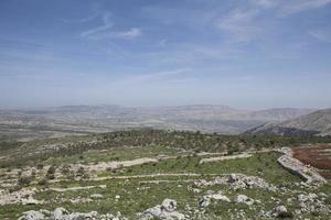 verbazingwekkende landschappen van Israël, uitzicht op het heilige land foto