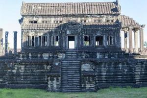 de ruïnes van angkor wat. foto