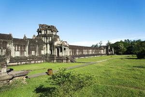 de ruïnes van angkor wat. foto