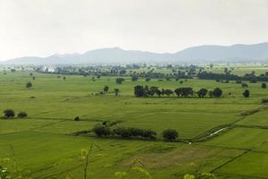 veld en heuvels. foto