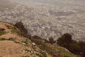 verbazingwekkende landschappen van Israël, uitzicht op het heilige land foto