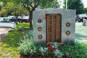 cortland, ny courthouse park foto