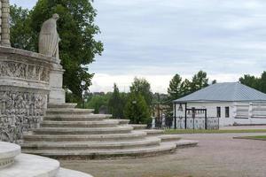 marmeren trappen naar de tempel foto