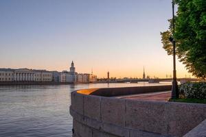 rusland, 13 juli 2020-panorama van sint-petersburg foto