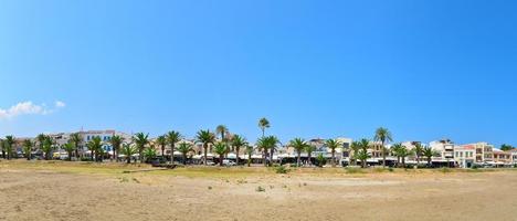 rethymno stad strand stadsgezicht foto