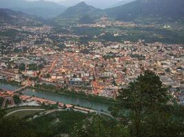 uitzicht op trento foto