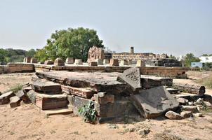 oude Indiase architectuur. antieke oude archeologie van Azië India. foto