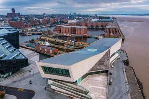 luchtfoto van het museum van Liverpool, VK foto