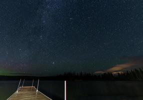 nachtschot waskesiu foto