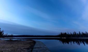 nachtfotografie waskesiu canada foto