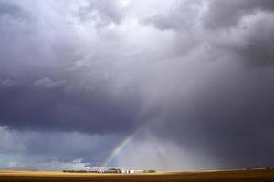 prairie onweerswolken canada foto