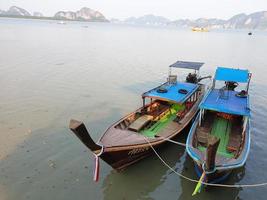 lange staart boot, thailand foto