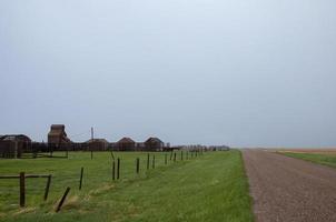 prairie onweerswolken canada foto