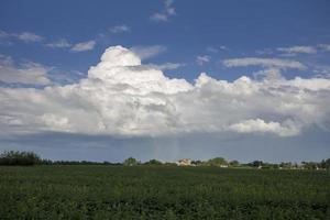 prairie onweerswolken canada foto