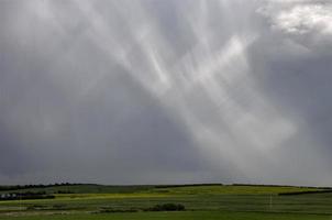 prairie onweerswolken canada foto