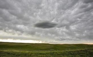 prairie onweerswolken canada foto