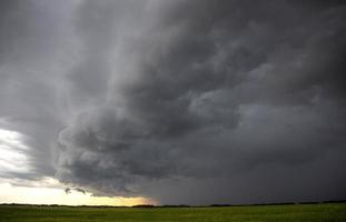 prairie onweerswolken canada foto