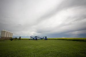 prairie onweerswolken canada foto