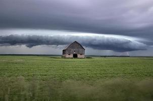 prairie onweerswolken canada foto