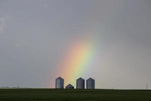 prairie onweerswolken canada foto