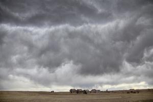 prairie onweerswolken foto