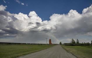 prairie onweerswolken canada foto