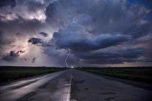 prairie onweerswolken canada foto