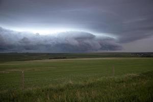 prairie onweerswolken canada foto