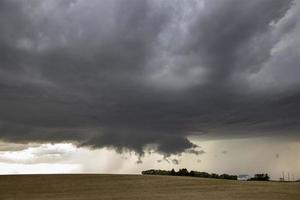 prairie onweerswolken canada foto