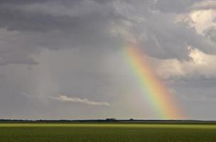 prairie onweerswolken canada foto