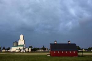 prairie onweerswolken canada foto