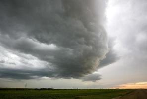 prairie onweerswolken canada foto