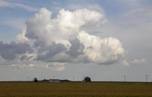 prairie onweerswolken canada foto