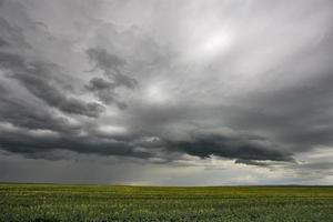 prairie onweerswolken canada foto