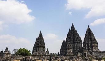 kranggan, bokoharjo, sleman, yogyakarta, Indonesië, 30 juli 2018. candi prambanan of prambanan tempel. een hindoeïstisch tempelcomplex in een speciale regio van Yogyakarta. foto