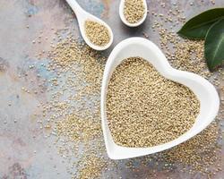 witte quinoa zaden foto