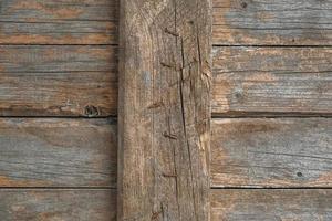 oude planken met roestige spijkers als achtergrondstructuur foto