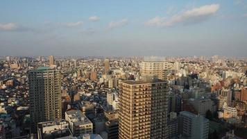 de wijk ikebukuro. luchtfoto van ikebukuro stad tokyo japan. foto