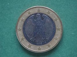 euro eur munt, munteenheid van de europese unie eu foto