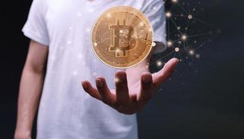 handel handel crypto valuta munten bitcoin uitwisselingen investeren metaverse aandelen foto