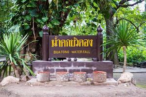 bua thong waterval en chet si fountion nation park chiang mai foto