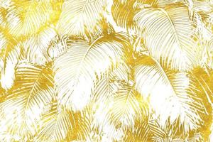 gouden palmbladeren luxe naadloos patroon foto