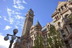 het oude stadhuis van het centrum van toronto foto