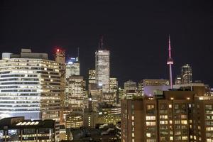 toronto skyline vanaf het dak foto