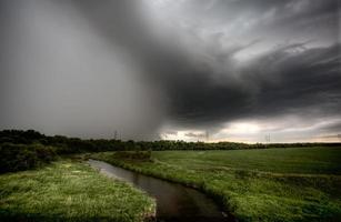 prairie onweerswolken foto