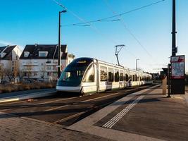 Het einde van de weg. tramrails raken op. nergens anders heen. foto