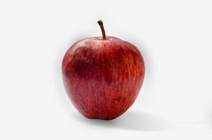 verse rode appels op een witte achtergrond foto